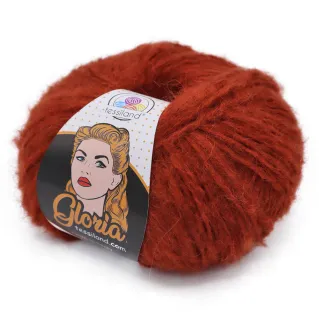 Gloria mélange alpaga pelote 50g Ruggine