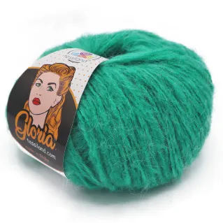 Gloria alpaca blend yarn ball 50g Smeraldo