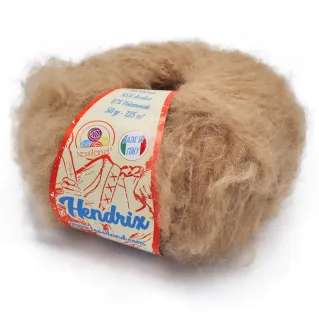 Hendrix Brushed Wool Viscose Blend Ball 50g Beige