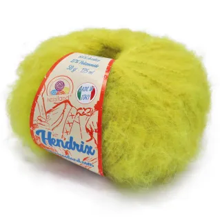 Hendrix mezcla lana viscosa perchado ovillo 50g Cedro