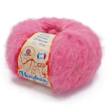 Hendrix misto lana viscosa garzato gomitolo 50g Rosa