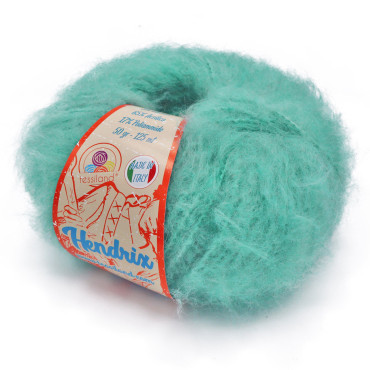 Hendrix misto lana viscosa garzato gomitolo 50g Tiffany