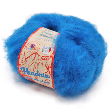 Hendrix misto lana viscosa garzato gomitolo 50g Turchese