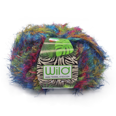Wild misto viscosa sfumato effetto pelliccia gomitolo 50g Paradiso