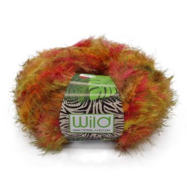 Wild misto viscosa sfumato effetto pelliccia gomitolo 50g Tucano