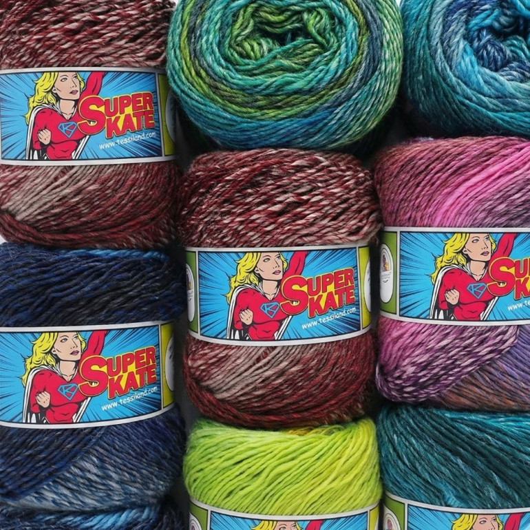 Superkate pura lana superwash sfumato gomitolo 100g