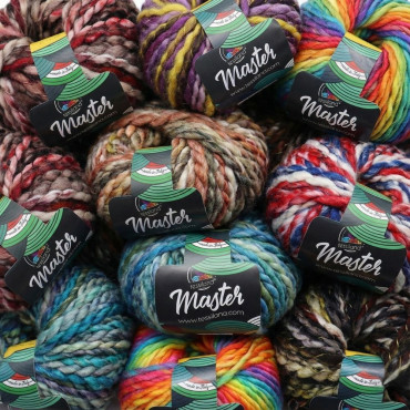 Master misto lana sfumato chunky gomitolo 100g