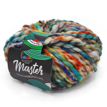 Master misto lana sfumato chunky gomitolo 100g Disco