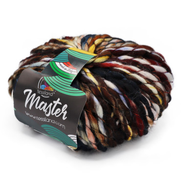 Master misto lana sfumato chunky gomitolo 100g Jeans