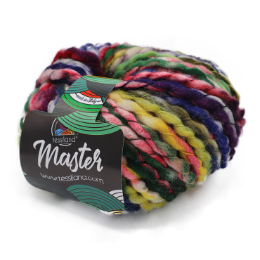 Master misto lana sfumato chunky gomitolo 100g Muschiato