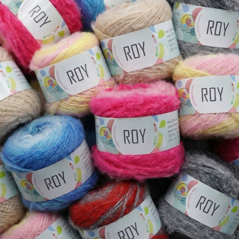Roy misto lana garzato sfumato cake 100g