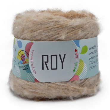 Roy misto lana garzato sfumato cake 100g Beige
