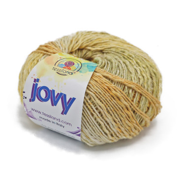 Jovy puro cotone sfumato fiammato gomitolo 50g Caparbio