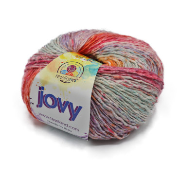 Jovy puro cotone sfumato fiammato gomitolo 50g Dinamico