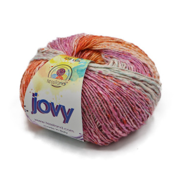 Jovy puro cotone sfumato fiammato gomitolo 50g Favoloso
