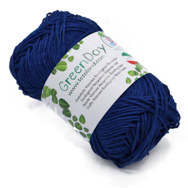 GreenDay misto viscosa ecologico riciclato gomitolo 50g Bluette