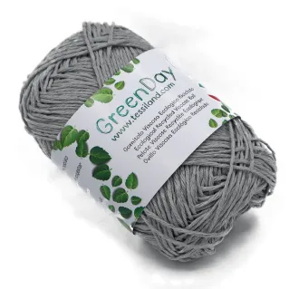 GreenDay mélange viscose écologique recyclée pelote 50g Grigio chiaro