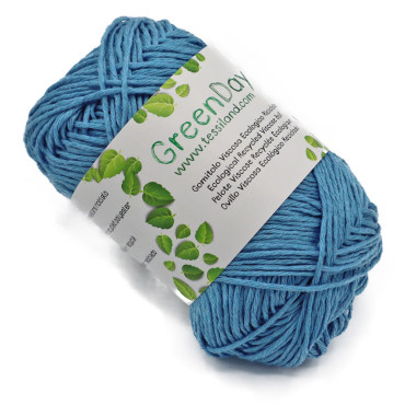 GreenDay misto viscosa ecologico riciclato gomitolo 50g Jeans