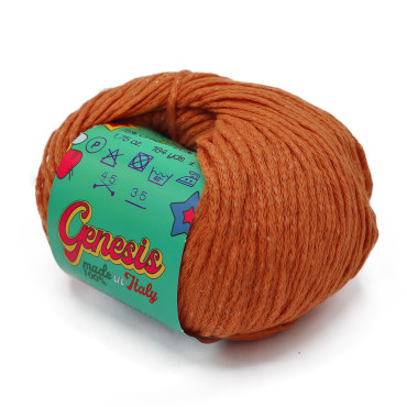Genesis cotton and silk 50g ball Arancio