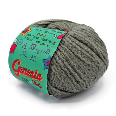 Genesis cotone e seta gomitolo 50 Grigio