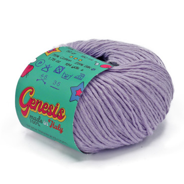 Genesis algodón y seda ovillo 50 Lilla
