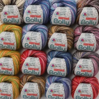 Bolly misto lana superwash sfumato gomitolo 50g