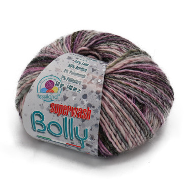 Bolly misto lana superwash sfumato gomitolo 50g Provenza