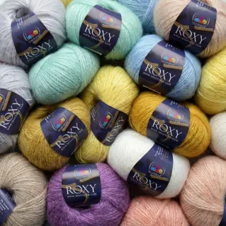 Roxy misto lana viscosa effetto luminoso gomitolo 50g