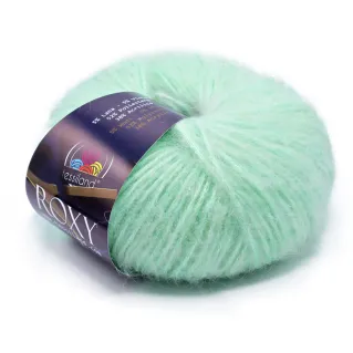 Roxy mélange laine viscose effet lumineux pelote 50g Acqua