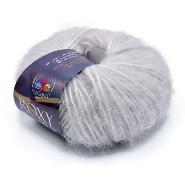 Roxy misto lana viscosa effetto luminoso gomitolo 50g Perla