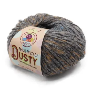 Dusty wool viscose blend shaded effect 50g ball Perla