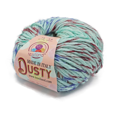 Dusty misto lana viscosa effetto sfumato gomitolo 50g Tiffany