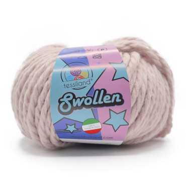Swollen misto lana chunky gomitolo 100g Cipria