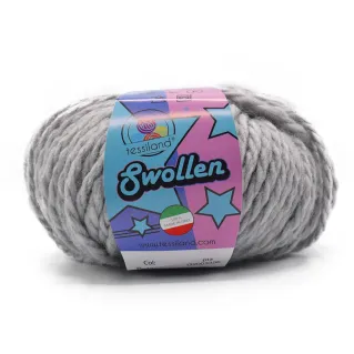 Swollen chunky wool blend yarn ball 100g Parla
