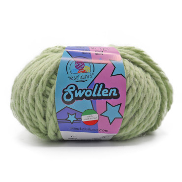 Swollen misto lana chunky gomitolo 100g Salvia