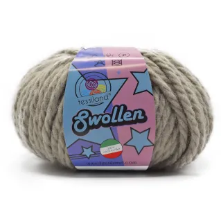 Swollen mélange laine chunky pelote 100g Tortora