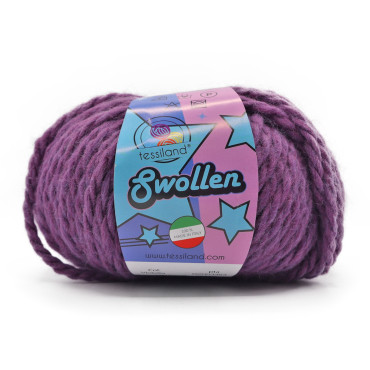 Swollen misto lana chunky gomitolo 100g Violetta