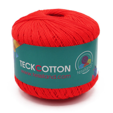 Teck Cotton acrilico top quality extrafine gomitolo 50g Aragosta