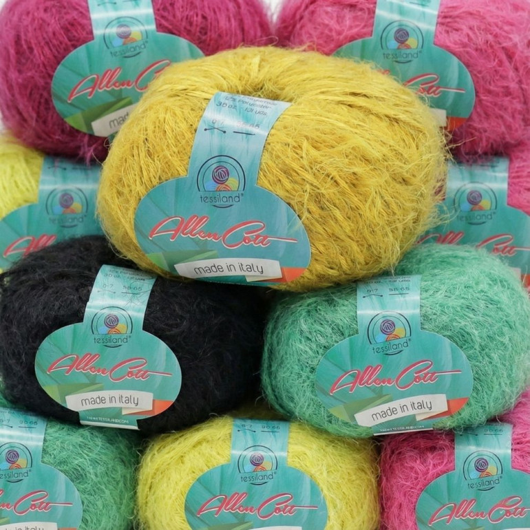 AllenCott misto cotone effetto pelliccia gomitolo 100g