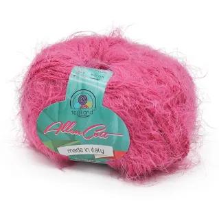 AllenCott cotton blend fur effect yarn ball 100g Fucsia