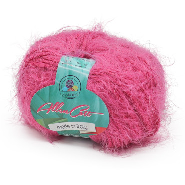 AllenCott misto cotone effetto pelliccia gomitolo 100g Fucsia