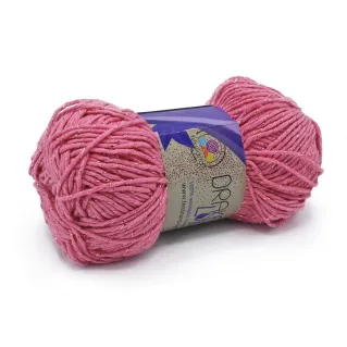 Drakelux recycled eco cotton lurex yarn ball 50g Orchidea