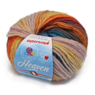 Heaven merino extrafine superwash soufflé pelote 50g Habillé