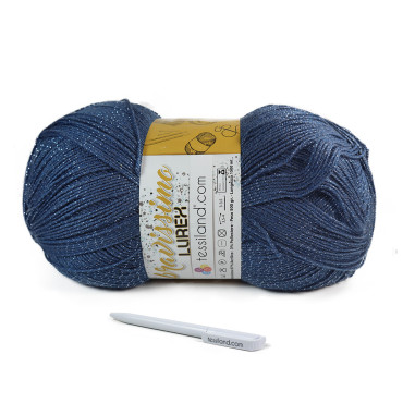 Bravissimo Lurex microfibre d’acrylique et lurex méga pelote 500g Avio