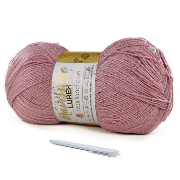 Bravissimo Lurex microfibre d’acrylique et lurex méga pelote 500g Gelso