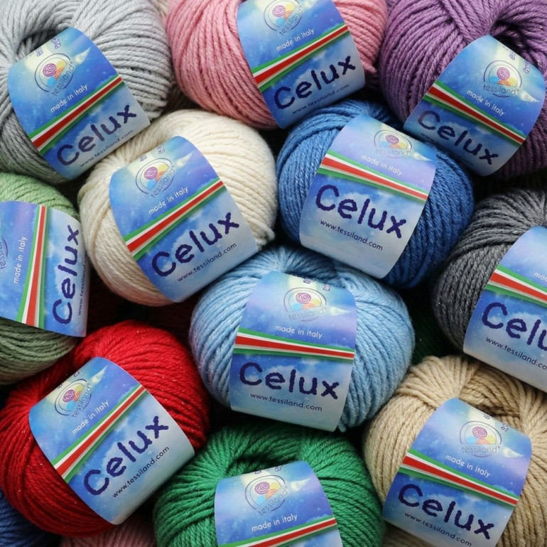 Celux misto lana lurex gomitolo 50g