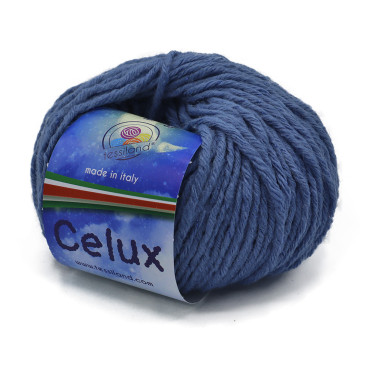 Celux misto lana lurex gomitolo 50g Avio