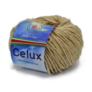 Celux mezcla lana lurex ovillo 50g Beige