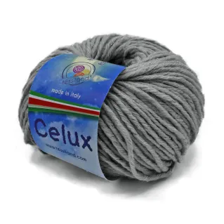 Celux wool blend lurex yarn ball 50g Perla
