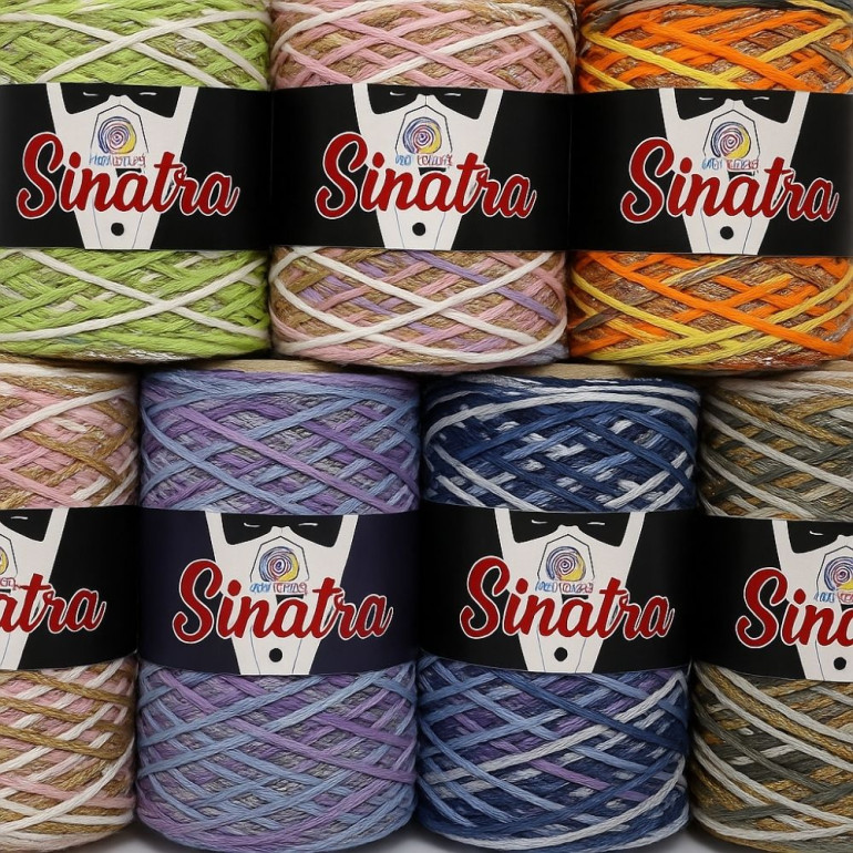 Sinatra fettuccia misto viscosa lurex sfumato rocca 200g